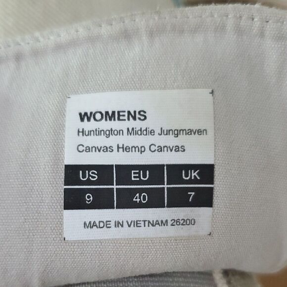 Seavees Women's Huntington Middie Jungmaven Tan Hemp Canvas Slip-On Shoes Size 9 - Picture 13 of 14